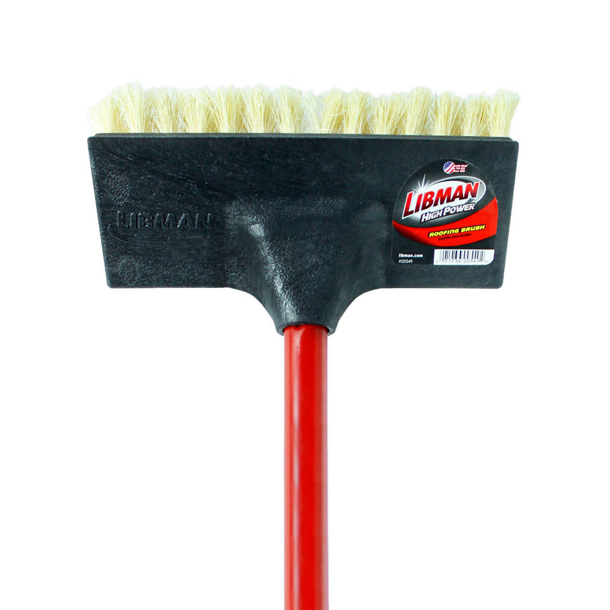Libman Commercial, 48in. Roofing Brush and Handle 6PK, Width 8.5 in, Included (qty.) 6 Model# 549 6PK